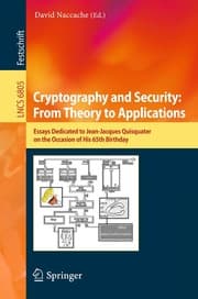 Tapa de Cryptography and Security: From Theory to Applications