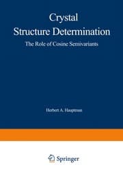 Tapa de Crystal Structure Determination