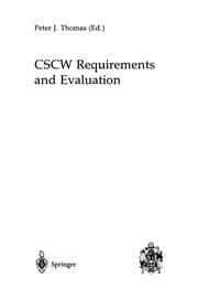 Tapa de CSCW Requirements and Evaluation