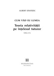 Tapa de Cum văd eu lumea
