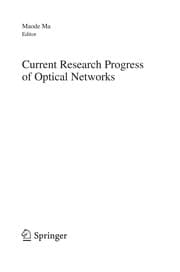 Tapa de Current Research Progress of Optical Networks