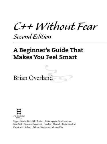 Tapa de C++ without fear
