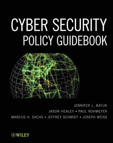 Tapa de Cyber security policy guidebook