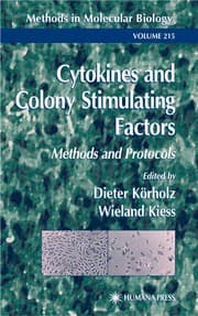 Tapa de Cytokines and colony stimulating factors