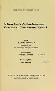 Tapa de A New look at confessions