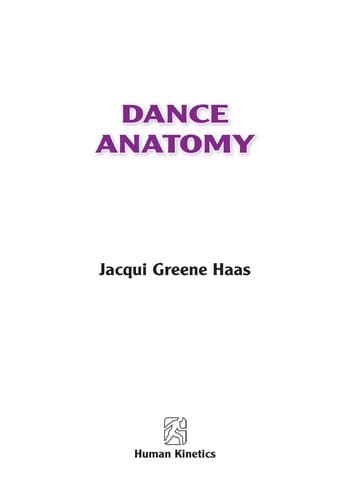 Tapa de Dance anatomy