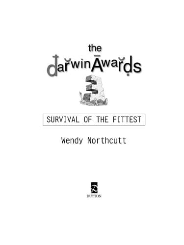 Tapa de The Darwin awards 3