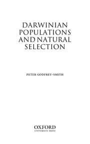Tapa de Darwinian populations and natural selection