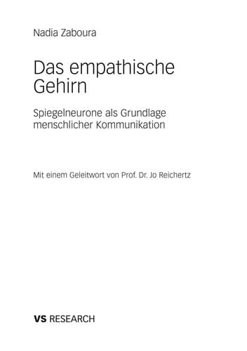 Tapa de Das empathische Gehirn