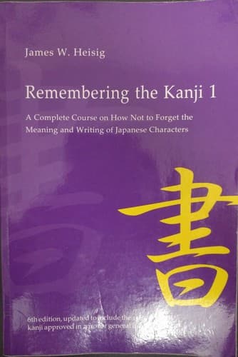 Tapa de Remembering the kanji