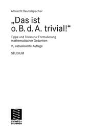 Tapa de Das Ist O. B. D. A. Trivial!