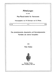 Tapa de Das Photochemische, Dynamische und Thermodynamische Verhalten der Oberen Ionosphäre