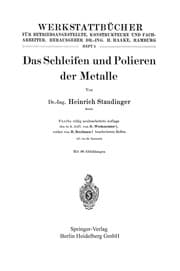 Tapa de Das Schleifen und Polieren der Metalle