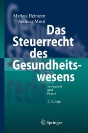 Tapa de Das Steuerrecht des Gesundheitswesens