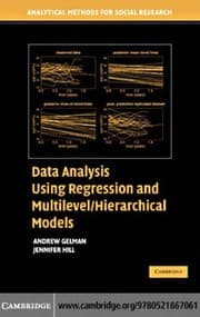 Tapa de Data analysis using regression and multilevel/hierarchical models