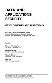 Tapa de Data and Application Security