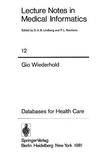 Tapa de Databases for Health Care