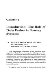 Tapa de Data Fusion for Sensory Information Processing Systems