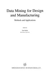 Tapa de Data Mining for Design and Manufacturing