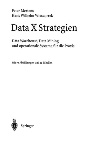 Tapa de Data X Strategien
