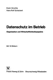 Tapa de Datenschutz im Betrieb