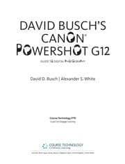 Tapa de David Busch's Canon Powershot G12