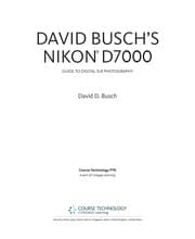 Tapa de David Busch's Nikon D7000