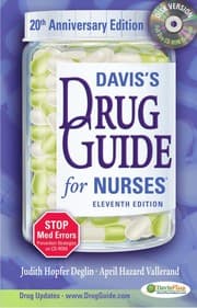 Tapa de Davis's drug guide for nurses