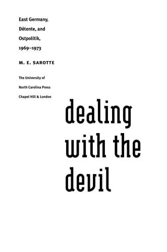 Tapa de Dealing with the devil