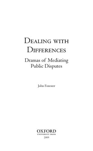 Tapa de Dealing with differences