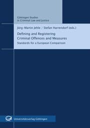 Tapa de Defining and registering criminal offences and measures