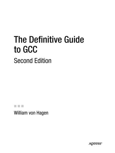 Tapa de The definitive guide to GCC