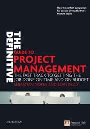 Tapa de The definitive guide to project management