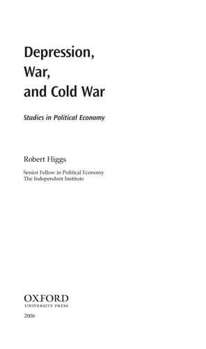 Tapa de Depression, war, and Cold War