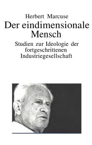 Tapa de Der eindimensionale Mensch