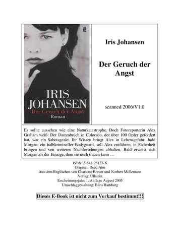 Tapa de Der Geruch der Angst
