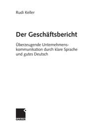 Tapa de Der Gescha ftsbericht