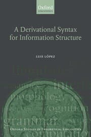 Tapa de A derivational syntax for information structure