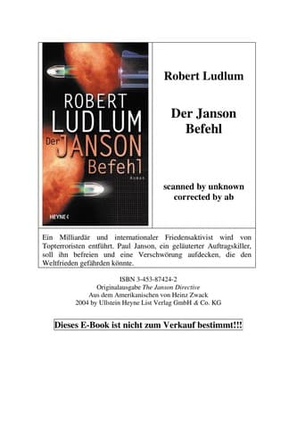 Tapa de Der Janson-Befehl