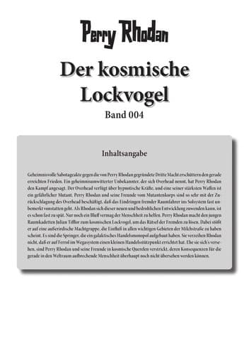 Tapa de Der kosmische Lockvogel