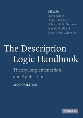 Tapa de The description logic handbook