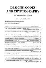 Tapa de Designs and Finite Geometries
