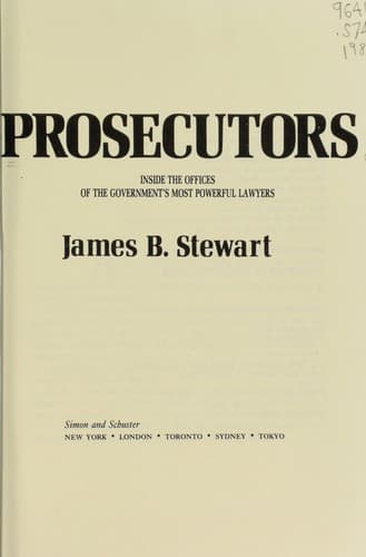Tapa de The prosecutors