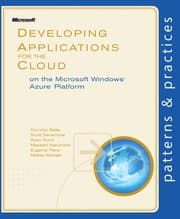 Tapa de Developing applications for the cloud on the Microsoft Windows Azure Platform