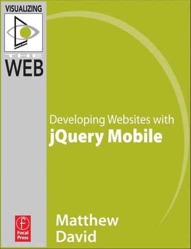 Tapa de Developing websites with jQuery mobile