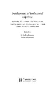 Tapa de Development of professional expertise