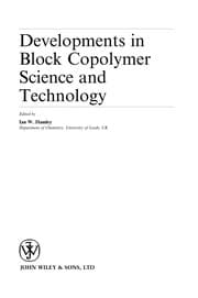 Tapa de Developments in block copolymer science and technology