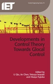 Tapa de Developments in control theory towards glocal control