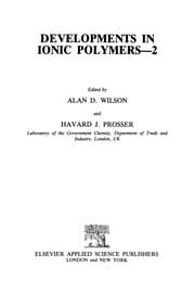 Tapa de Developments in Ionic Polymers--2