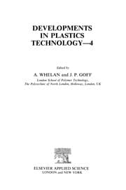 Tapa de Developments in Plastics Technology--4
